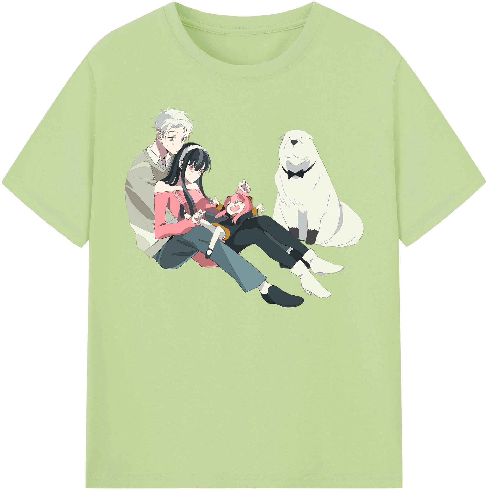 （画像用） SPY×FAMILY间谍家家酒 綿100％半袖Tシャツ（フロントプリント）